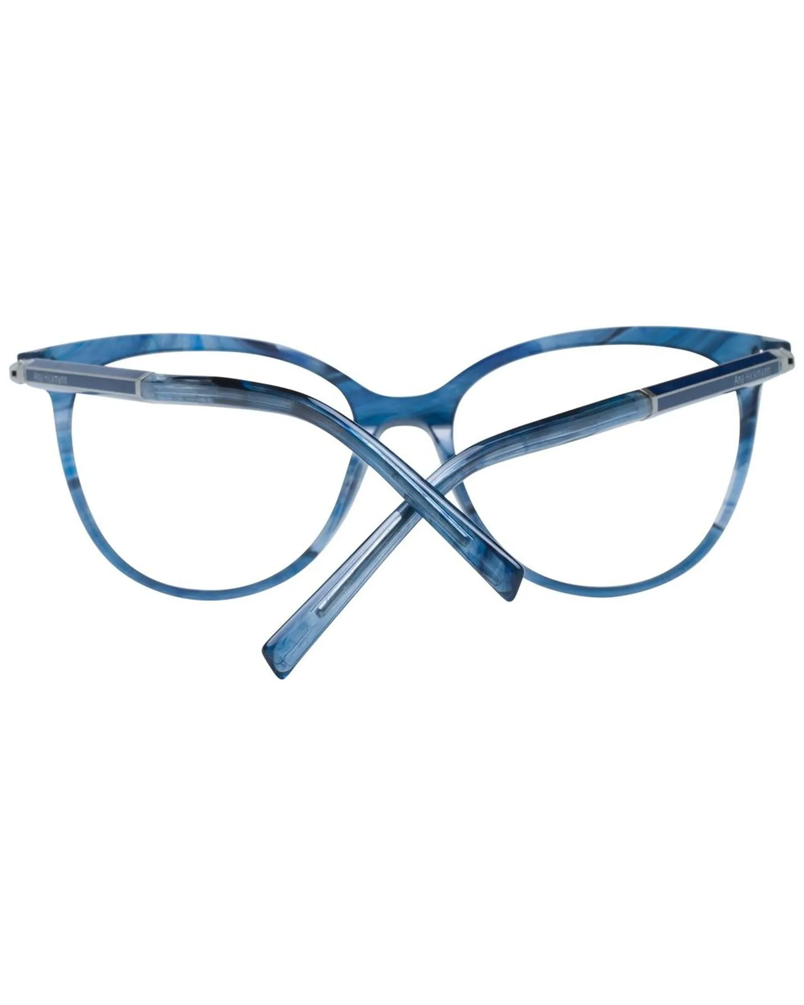 Ana Hickmann Cat Eye Eyeglasses AH5001 Blue Marble