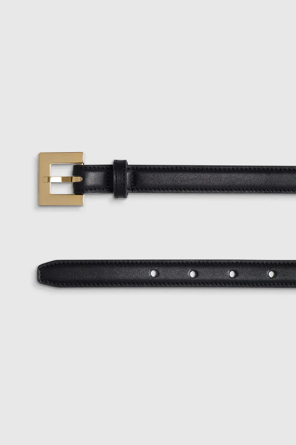 Anine Bing Nicola Belt in Black and Gold