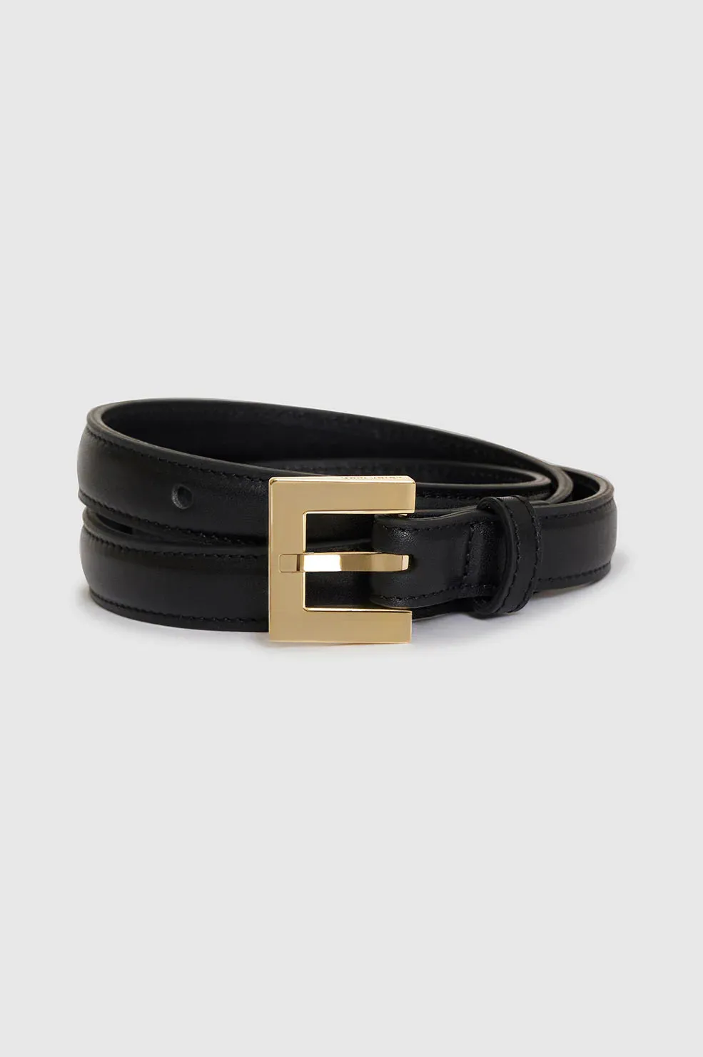 Anine Bing Nicola Belt in Black and Gold