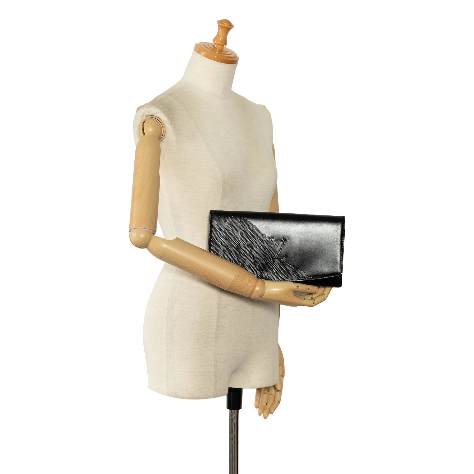 Black Louis Vuitton Opera Aegean Clutch