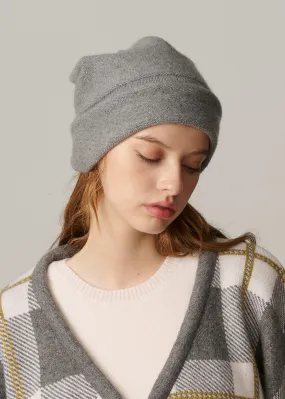 Cashmere Beanie - Grey