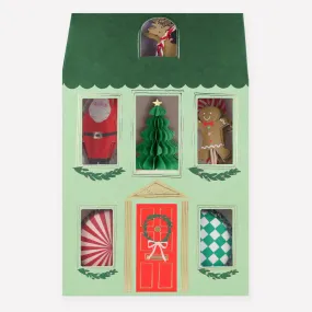 Festive House Cupcake Kit (24 toppers)