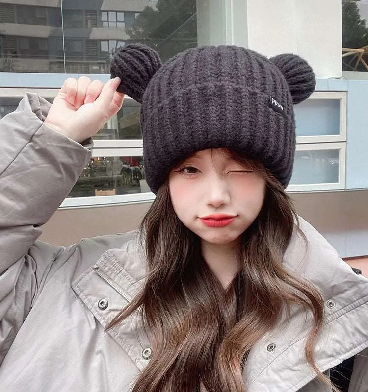 Kawaii Bunny Ears Knitted Hats