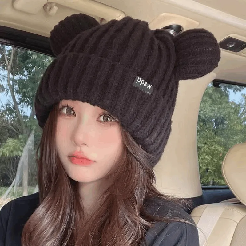Kawaii Bunny Ears Knitted Hats