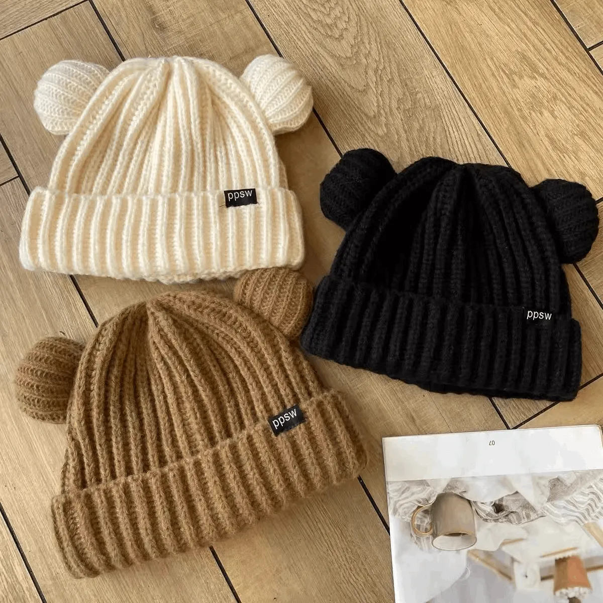 Kawaii Bunny Ears Knitted Hats