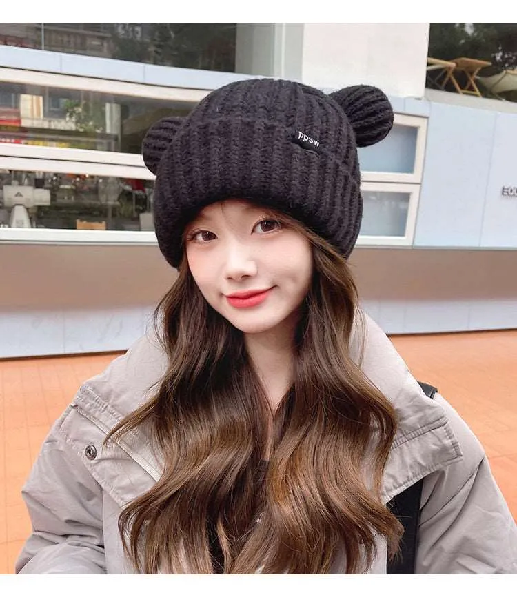 Kawaii Bunny Ears Knitted Hats