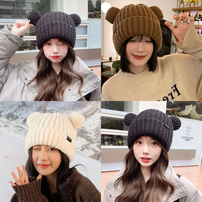 Kawaii Bunny Ears Knitted Hats