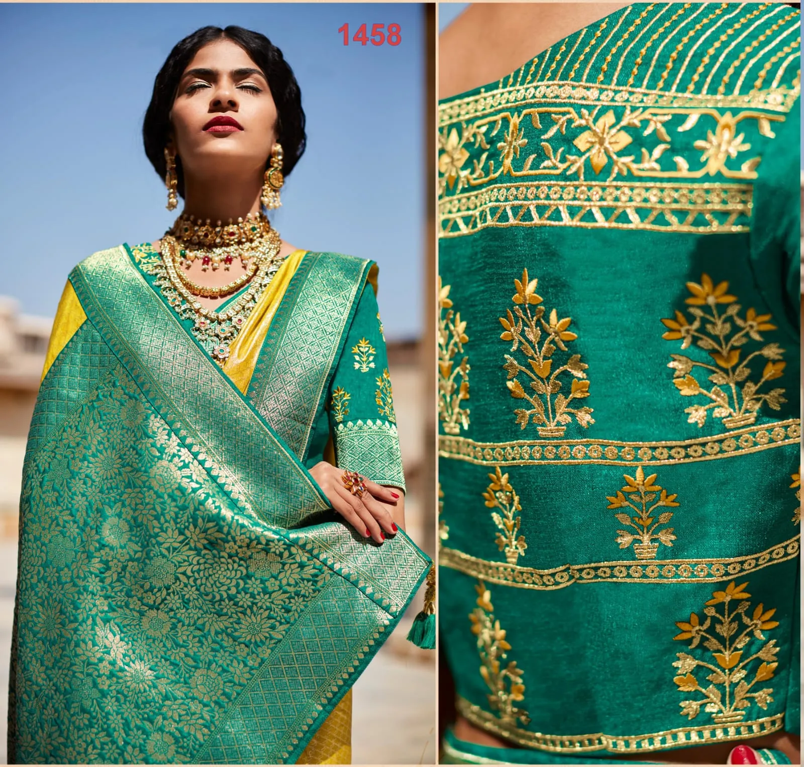 Kimora Sunehri Vol-18 1451-1465 Series Designer Saree Silk Designer Party Wear Saree