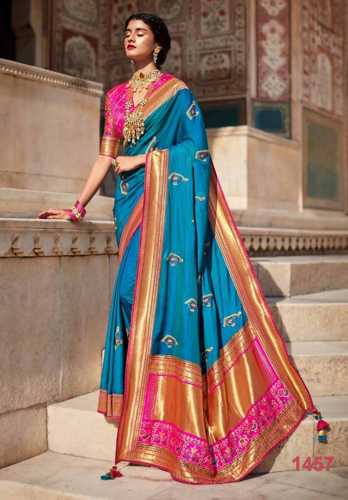 Kimora Sunehri Vol-18 1451-1465 Series Designer Saree Silk Designer Party Wear Saree
