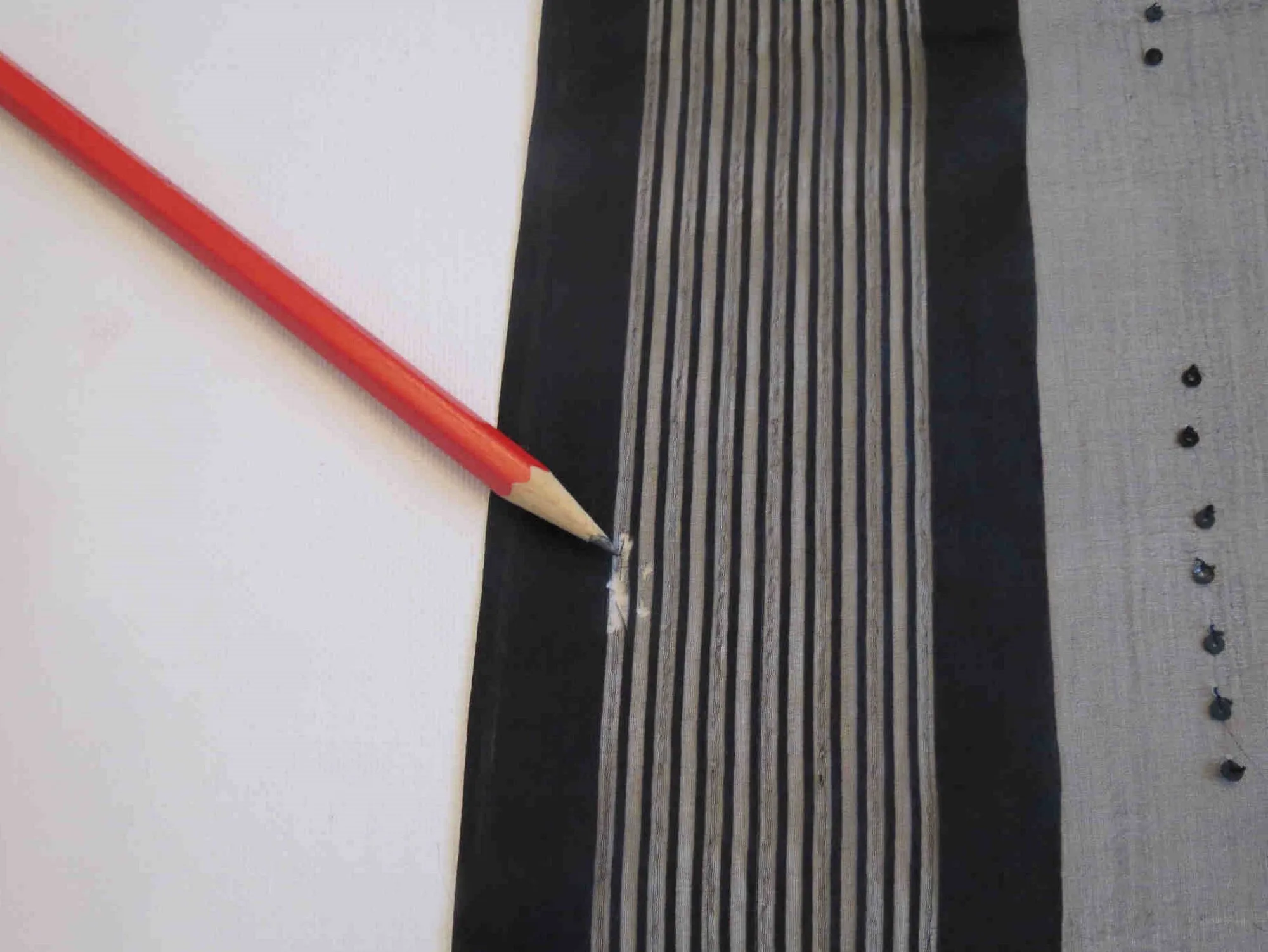 Long Black Silk Wrap With Spangles