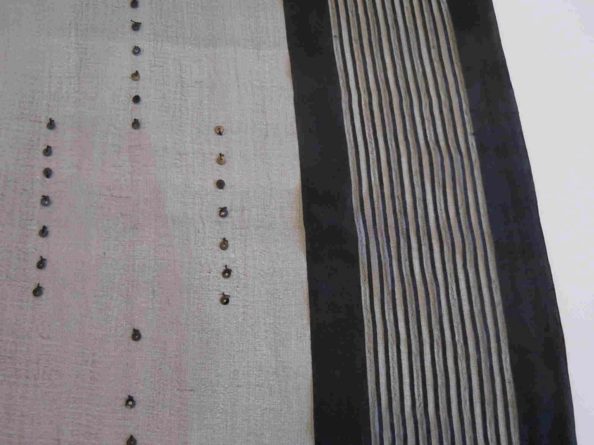 Long Black Silk Wrap With Spangles