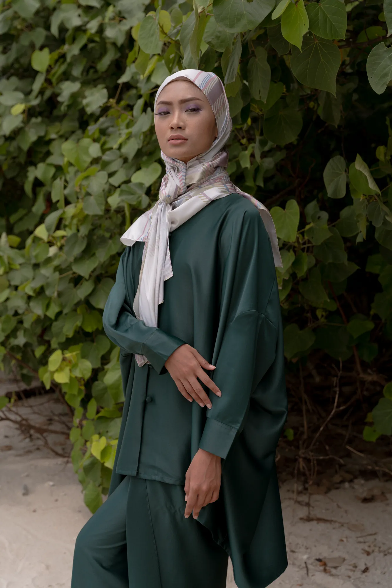 Maharani Shawl in Beige