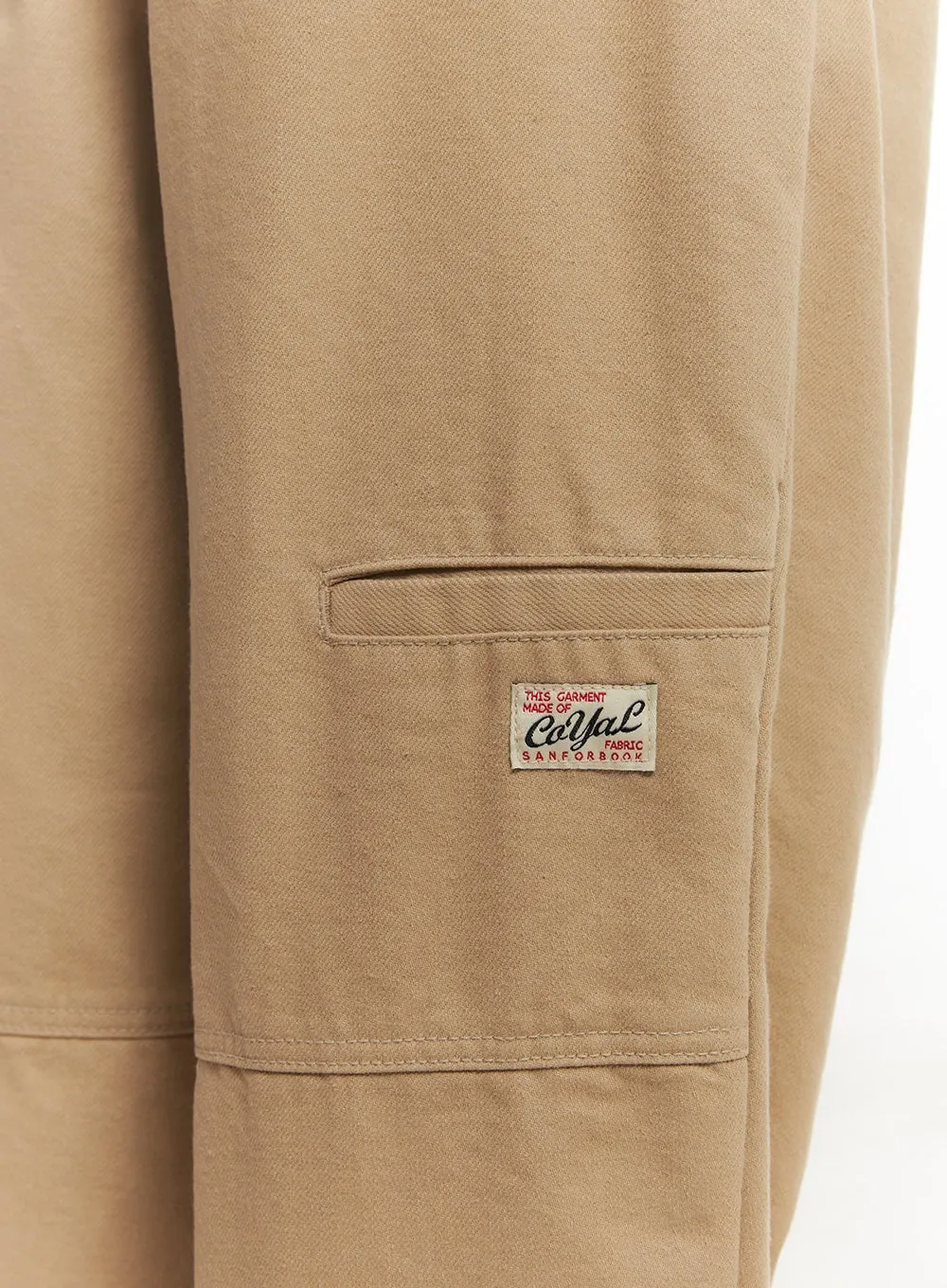 Patched Carpenter Wide-Leg Pants CA504