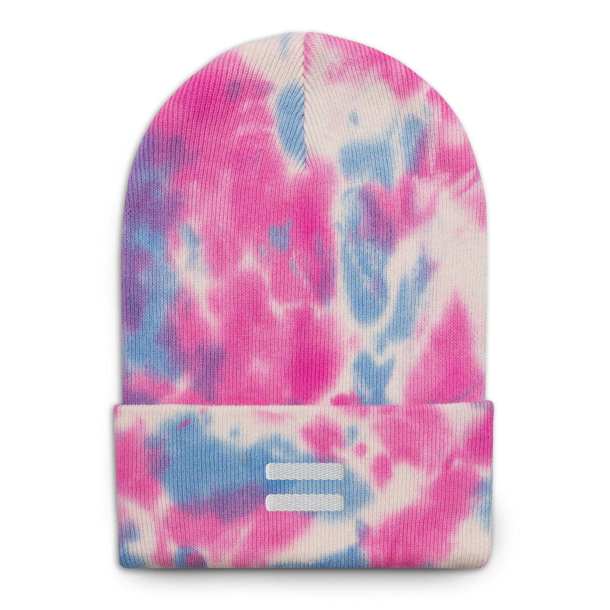 Pink   Blue Equality Beanie