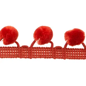 PomPom Fringe - Rust 1-1/8"
