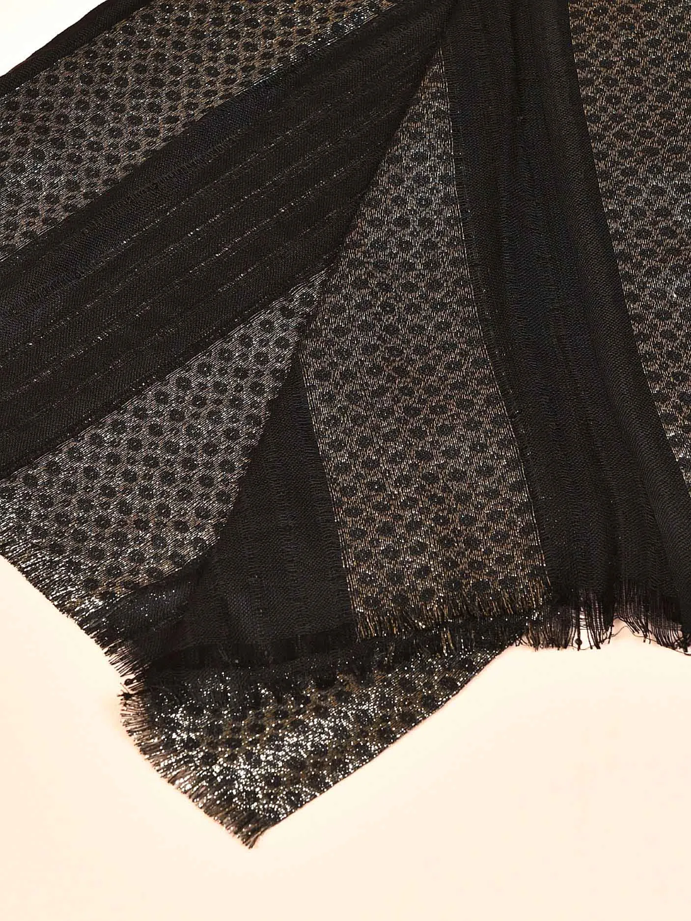 Sequined Shimmer Scarf - Blue