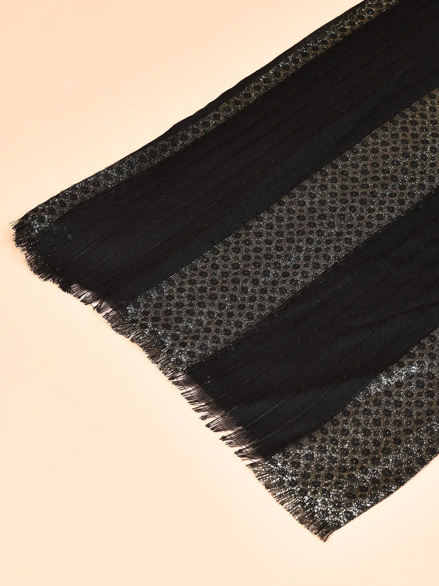 Sequined Shimmer Scarf - Blue